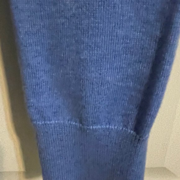 Brooks Brothers Blue Heather Quarter-Zip Medium Sweater - Picture 5 of 12